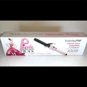 BaBylissPRO Ceramic Tools 1” Curling Iron - Pink